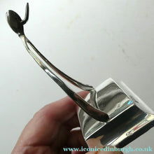 Load image into Gallery viewer, Antique Edwardian SILVER Pocket Watch Stand. Wishbone Design. Hallmarked 1906

