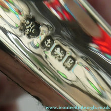 Load image into Gallery viewer, Antique Edwardian SILVER Pocket Watch Stand. Wishbone Design. Hallmarked 1906
