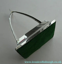 Load image into Gallery viewer, Antique Edwardian SILVER Pocket Watch Stand. Wishbone Design. Hallmarked 1906
