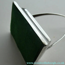 Load image into Gallery viewer, Antique Edwardian SILVER Pocket Watch Stand. Wishbone Design. Hallmarked 1906
