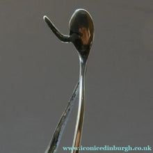 Load image into Gallery viewer, Antique Edwardian SILVER Pocket Watch Stand. Wishbone Design. Hallmarked 1906
