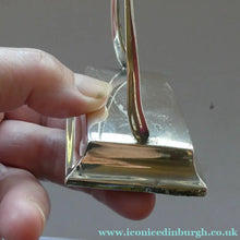 Load image into Gallery viewer, Antique Edwardian SILVER Pocket Watch Stand. Wishbone Design. Hallmarked 1906
