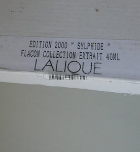 Lalique Parfum, Flacon Collection, Limited Edition 'Sylphide' (2000) Perfume, 40ml bottle with nude
