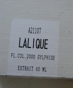 Lalique Parfum, Flacon Collection, Limited Edition 'Sylphide' (2000) Perfume, 40ml bottle with nude
