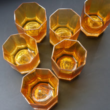Load image into Gallery viewer, PAIR: Rosenthal Versace MEDUSA Limiere Rhapsody Amber Whisky Glasses
