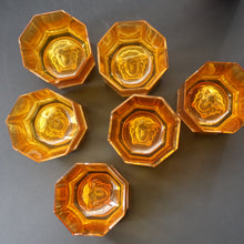 Load image into Gallery viewer, PAIR: Rosenthal Versace MEDUSA Limiere Rhapsody Amber Whisky Glasses
