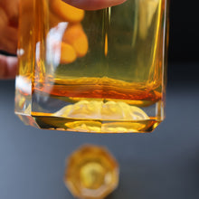 Load image into Gallery viewer, PAIR: Rosenthal Versace MEDUSA Limiere Rhapsody Amber Whisky Glasses
