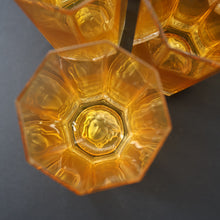 Load image into Gallery viewer, PAIR: Rosenthal Versace MEDUSA Limiere Rhapsody Amber Tall Highball Glasses
