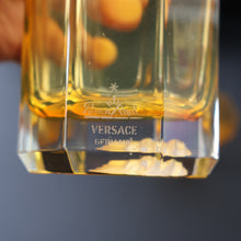 Load image into Gallery viewer, PAIR: Rosenthal Versace MEDUSA Limiere Rhapsody Amber Tall Highball Glasses
