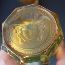 Load image into Gallery viewer, PAIR: Rosenthal Versace MEDUSA Limiere Rhapsody Amber Tall Highball Glasses
