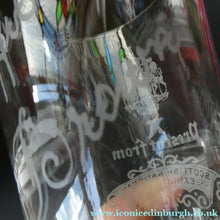 Load image into Gallery viewer, Saughton Park Edinburgh International Exhibition 1908 Souvenir Drinking Glasses

