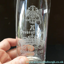 Load image into Gallery viewer, Saughton Park Edinburgh International Exhibition 1908 Souvenir Drinking Glasses
