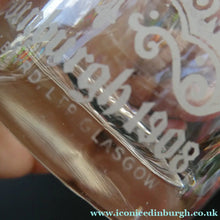 Load image into Gallery viewer, Saughton Park Edinburgh International Exhibition 1908 Souvenir Drinking Glasses

