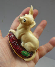 Load image into Gallery viewer, Vintage BESWICK Figurine of a Little Chihuahua Dog Lying on a Cushion
