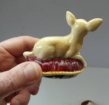 Load image into Gallery viewer, Vintage BESWICK Figurine of a Little Chihuahua Dog Lying on a Cushion
