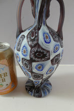 Load image into Gallery viewer, Vintage Fratelli Toso Fused Millefiori Satin Glass Vase
