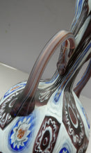 Load image into Gallery viewer, Vintage Fratelli Toso Fused Millefiori Satin Glass Vase
