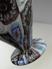 Load image into Gallery viewer, Vintage Fratelli Toso Fused Millefiori Satin Glass Vase
