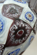 Load image into Gallery viewer, Vintage Fratelli Toso Fused Millefiori Satin Glass Vase
