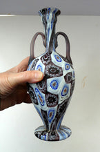 Load image into Gallery viewer, Vintage Fratelli Toso Fused Millefiori Satin Glass Vase
