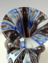 Load image into Gallery viewer, Vintage Fratelli Toso Fused Millefiori Satin Glass Vase
