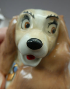 1960s Large Wade Figurines Lady and the Tramp