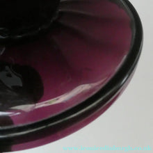 Load image into Gallery viewer, Stylish 1909 James POWELL for Whitefriars Glass Fluted Amethyst Vase. Trumpet Shaped.  5 inches
