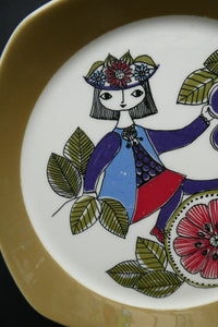 1960s NORWEGIAN PLATE by Figgjo Flint (Corsica Design) by Turi Gramstad