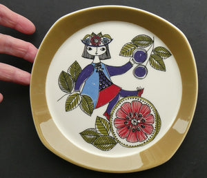 1960s NORWEGIAN PLATE by Figgjo Flint (Corsica Design) by Turi Gramstad