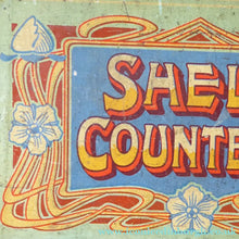 Load image into Gallery viewer, EDWARDIAN GAMES COUNTERS. Rare Art Nouveau Box with Original Shell Games Counters
