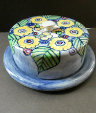 Load image into Gallery viewer, Scottish Lady Painter 1920s Art Pottery Hand Painted Cheese Dome
