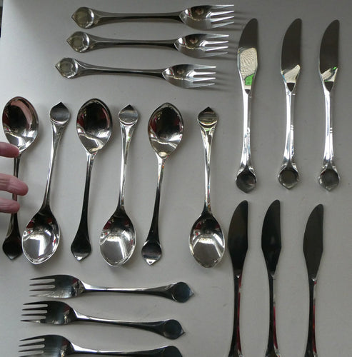 Job Lot of Lotus Cutlery Designed by Bjorn Wiinblad for Rosenthal