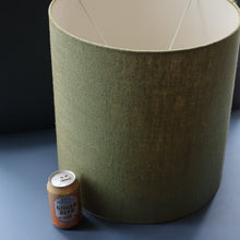 Load image into Gallery viewer, LARGE 1970s TREMAEN &quot;Gwarra&quot; Lamp Base &amp; Original Hessian Shade by Peter Ellery
