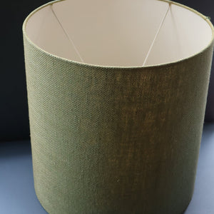 LARGE 1970s TREMAEN "Gwarra" Lamp Base & Original Hessian Shade by Peter Ellery