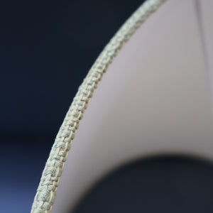 LARGE 1970s TREMAEN "Gwarra" Lamp Base & Original Hessian Shade by Peter Ellery