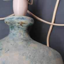 Load image into Gallery viewer, LARGE 1970s TREMAEN &quot;Gwarra&quot; Lamp Base &amp; Original Hessian Shade by Peter Ellery
