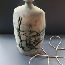 Load image into Gallery viewer, LARGE 1970s TREMAEN &quot;Gwarra&quot; Lamp Base &amp; Original Hessian Shade by Peter Ellery
