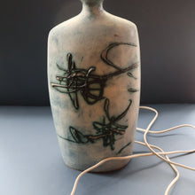 Load image into Gallery viewer, LARGE 1970s TREMAEN &quot;Gwarra&quot; Lamp Base &amp; Original Hessian Shade by Peter Ellery

