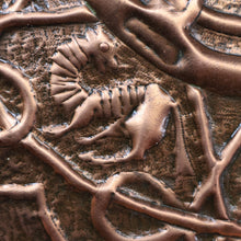 Load image into Gallery viewer, LARGE Early 20th Century Arts and Crafts Copper Decorative Tray or Wall Charger. 15 inches
