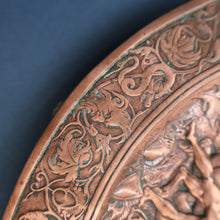 Load image into Gallery viewer, Antique 1850s Copper Electrotype After a Design by Antoine Vechte. Entitled the Battle of the Amazons. 9 inches
