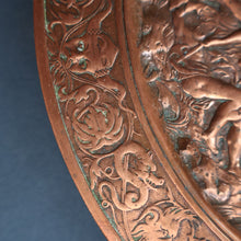 Load image into Gallery viewer, Antique 1850s Copper Electrotype After a Design by Antoine Vechte. Entitled the Battle of the Amazons. 9 inches
