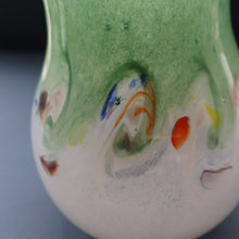 Load image into Gallery viewer, SCOTTISH GLASS: Large 1950s VASART Glass Vase of Bulbous Shape with Tutti-Frutti Swirls
