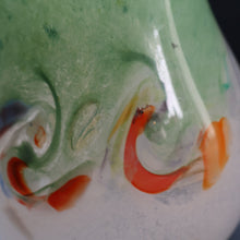 Load image into Gallery viewer, SCOTTISH GLASS: Large 1950s VASART Glass Vase of Bulbous Shape with Tutti-Frutti Swirls
