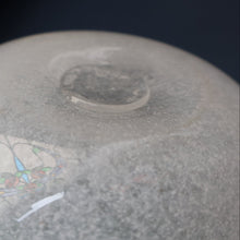 Load image into Gallery viewer, SCOTTISH GLASS: Large 1950s VASART Glass Vase of Bulbous Shape with Tutti-Frutti Swirls
