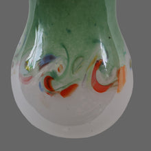 Load image into Gallery viewer, SCOTTISH GLASS: Large 1950s VASART Glass Vase of Bulbous Shape with Tutti-Frutti Swirls
