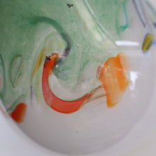 Load image into Gallery viewer, SCOTTISH GLASS: Large 1950s VASART Glass Vase of Bulbous Shape with Tutti-Frutti Swirls
