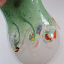 Load image into Gallery viewer, SCOTTISH GLASS: Large 1950s VASART Glass Vase of Bulbous Shape with Tutti-Frutti Swirls
