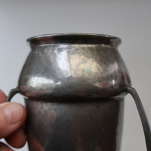 Load image into Gallery viewer, ARCHIBALD KNOX. Antique (0226) Plain Pewter Bomb Vase; c 1910
