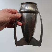 Load image into Gallery viewer, ARCHIBALD KNOX. Antique (0226) Plain Pewter Bomb Vase; c 1910
