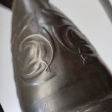 Load image into Gallery viewer, ARCHIBALD KNOX. Antique Tudric (0226) Pewter Bomb Vase with Embossed Decoration; c 1910
